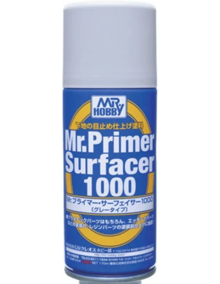 Mr Hobby -Gunze Mr. Primer Surfacer 1000 (170 ml) - Mr Hobby - Gunz...