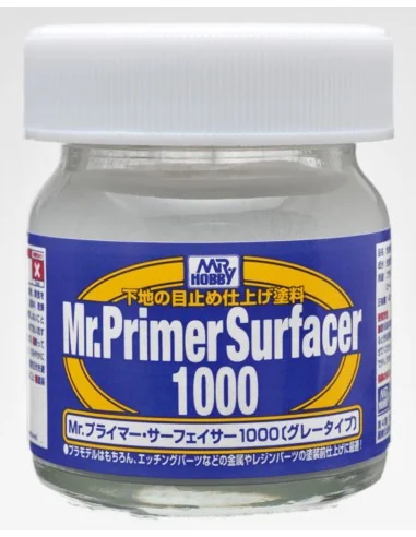 Mr Hobby -Gunze Mr. Primer Surfacer 1000 (40 ml) - Mr Hobby - Gunze...