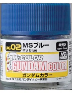 Mr Hobby -Gunze Gundam Color (10ml) MS Blue - Mr Hobby - Gunze UG-02