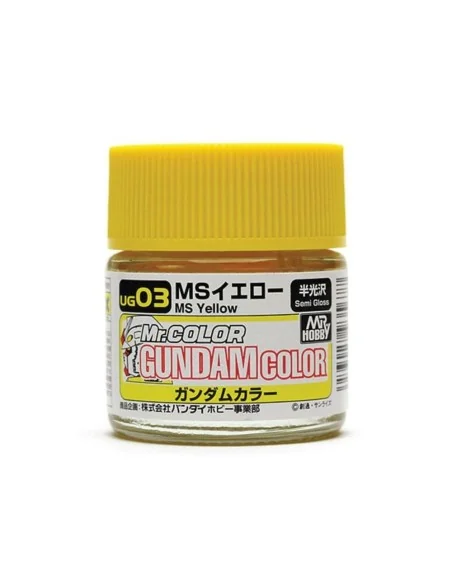 Mr Hobby -Gunze Gundam Color (10ml) MS Yellow - Mr Hobby - Gunze UG-03