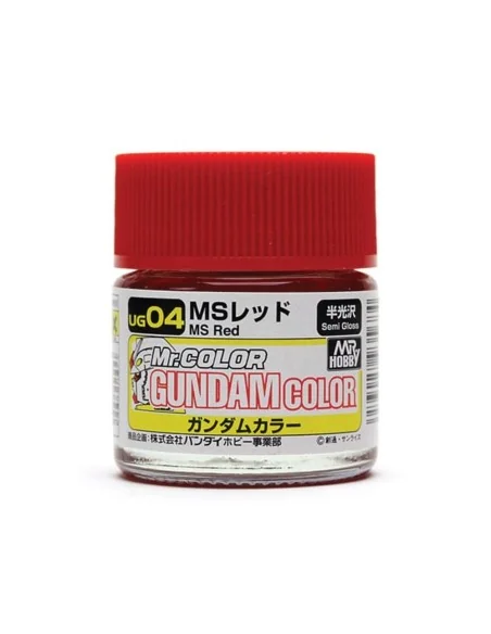 Mr Hobby -Gunze Gundam Color (10ml) MS Red - Mr Hobby - Gunze UG-04