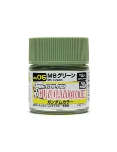 Mr Hobby -Gunze Gundam Color (10ml) MS Green - Mr Hobby - Gunze UG-06