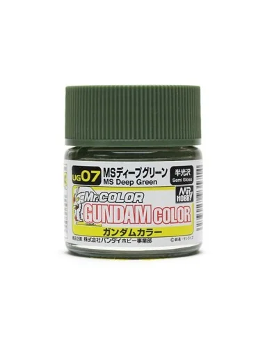 Mr Hobby -Gunze Gundam Color (10ml) MS Deep Green - Mr Hobby - Gunz...
