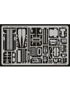Sd.Kfz.142 Wespe mit Haubitze FH18/2 Fotoätzsatz, 1/35 - Eduard Acc...