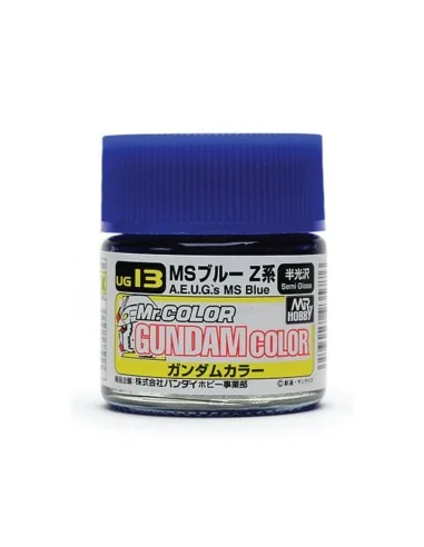 Mr Hobby -Gunze Gundam Color (10ml) Blue Z - Mr Hobby - Gunze UG-13