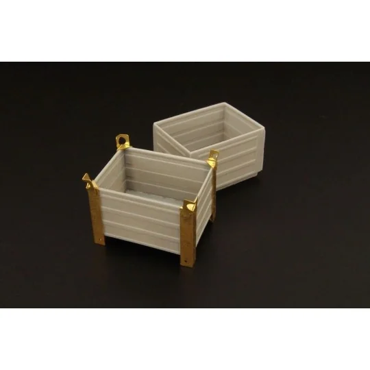 Steel containers (2pcs), 1/35 - Hauler HLU35076