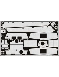 Zimmerit King Tiger Henschel, 1/35 - Eduard Accessories 35699