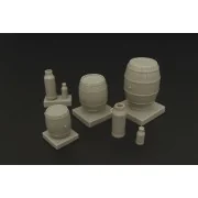 Wooden barrels and milk cans - Hauler HLU35080