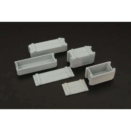 U S ammo boxes 75 mm, 1/35 - Hauler HLU35082