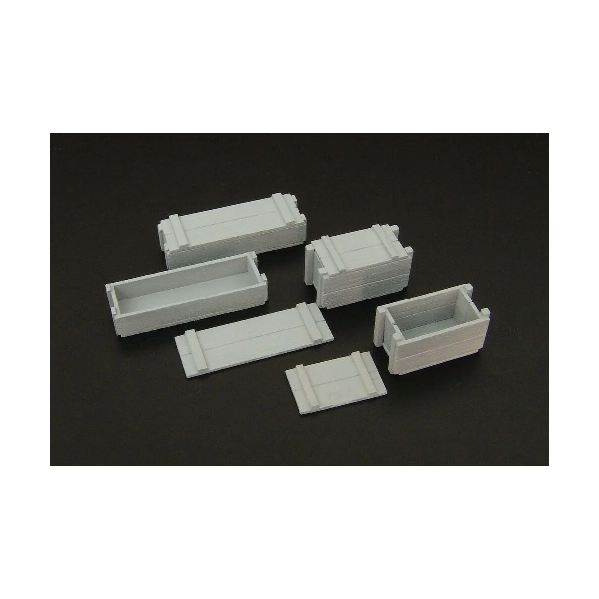 U S ammo boxes 75 mm, 1/35 - Hauler HLU35082