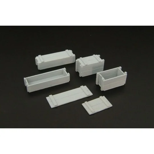 U S ammo boxes 75 mm, 1/35 - Hauler HLU35082