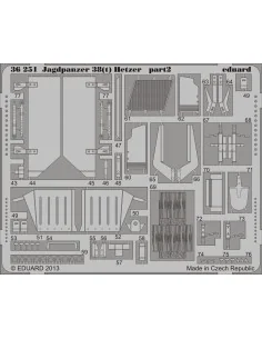 Jagdpanzer 38(t) Hetzer for Academy, 1/35 - Eduard Accessories 36251 2