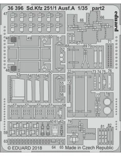 Sd.Kfz 251/1 Ausf.A for ICM, 1/35 - Eduard Accessories 36396 2