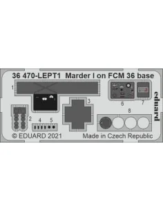 Marder I on FCM 36 base 1/35 for ICM, 1/35 - Eduard Accessories 36470