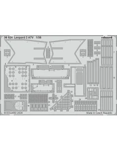 Leopard 2 A7V TAMIYA, 1/35 - Eduard Accessories 36524