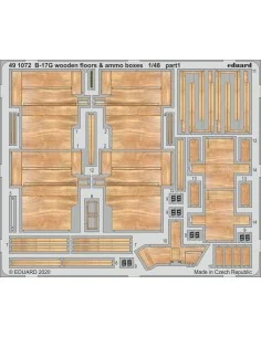 B-17G wooden floors & ammo boxes for HKM, 1/48 - Eduard Accessories...