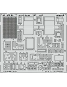 B-17G nose interior for HKM, 1/48 - Eduard Accessories 491061 2