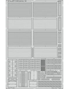 B-24D bomb bay 1/48 REVELL, 1/48 - Eduard Accessories 481104