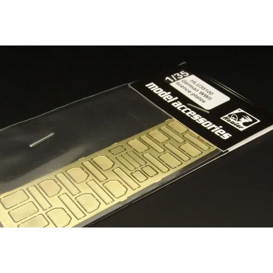 German WWII licence plates, 1/35 - Hauler HLU35100