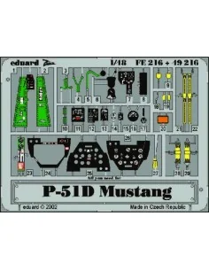 P-51D Mustang für Tamiya Bausatz, 1/48 - Eduard Accessories 49216