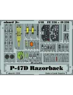 P-47D Razorback für Tamiya Bausatz, 1/48 - Eduard Accessories 49226