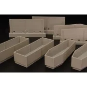 Coffins (4pcs), 1/35 - Hauler HLU35103