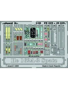 He 162A-2 Spatz für Tamiya Bausatz, 1/48 - Eduard Accessories 49339