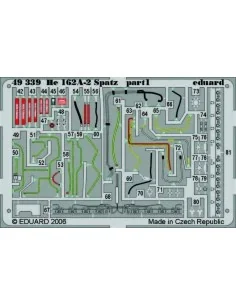 He 162A-2 Spatz für Tamiya Bausatz, 1/48 - Eduard Accessories 49339 2