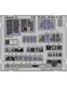 F-14A interior for Tamiya, 1/48 - Eduard Accessories 49805 2