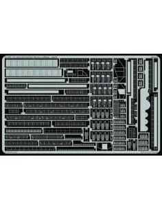 Flugzeugträger USS Hornet CV 8 Fotoätzsatz für Reling, 1/350 - Edua...