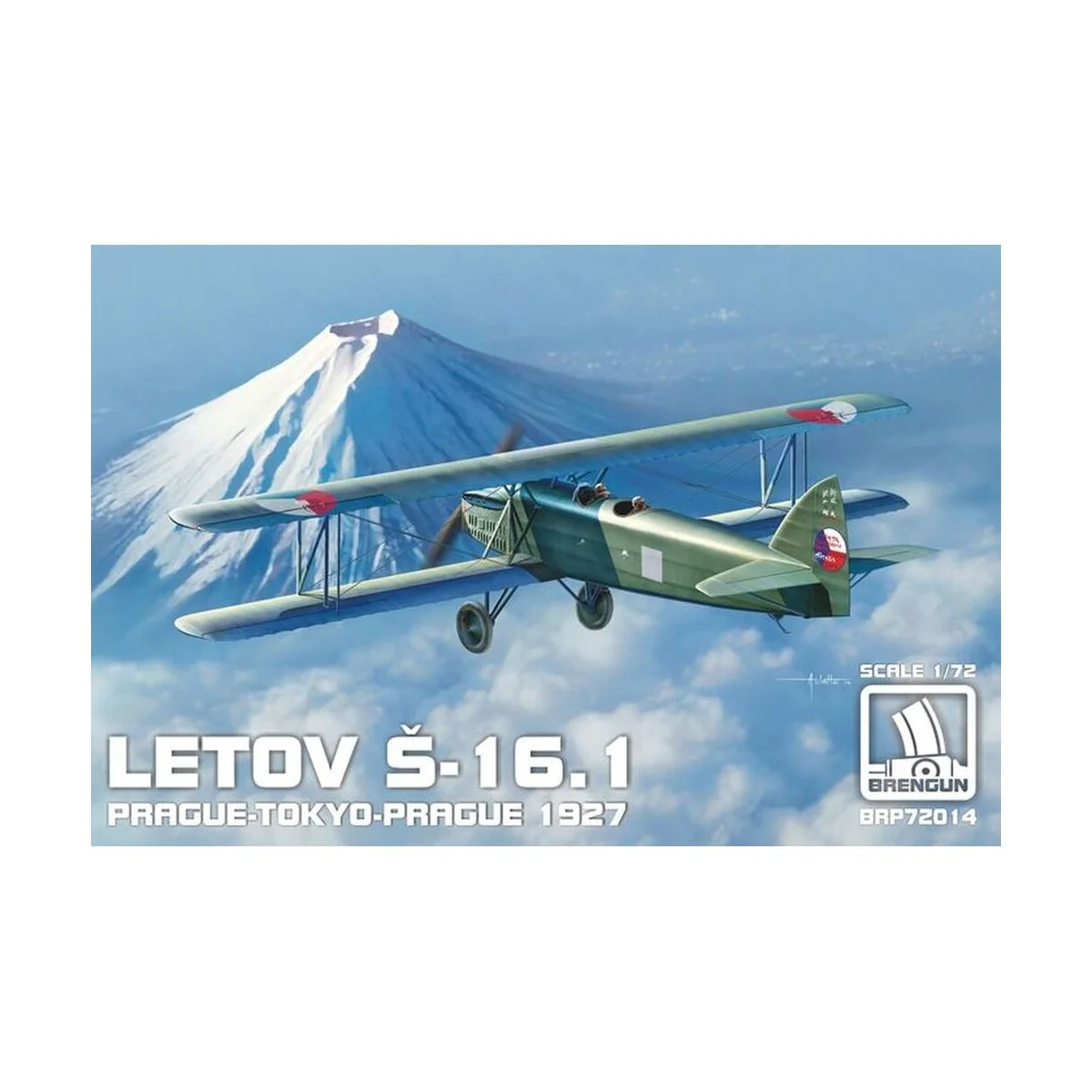 Letov S-16 1 Prague-Tokyo-Prague, 1/72 - Brengun BRP72014 Letov S-16 1 Prague-Tokyo-Prague, 1/72 - Brengun BRP72014