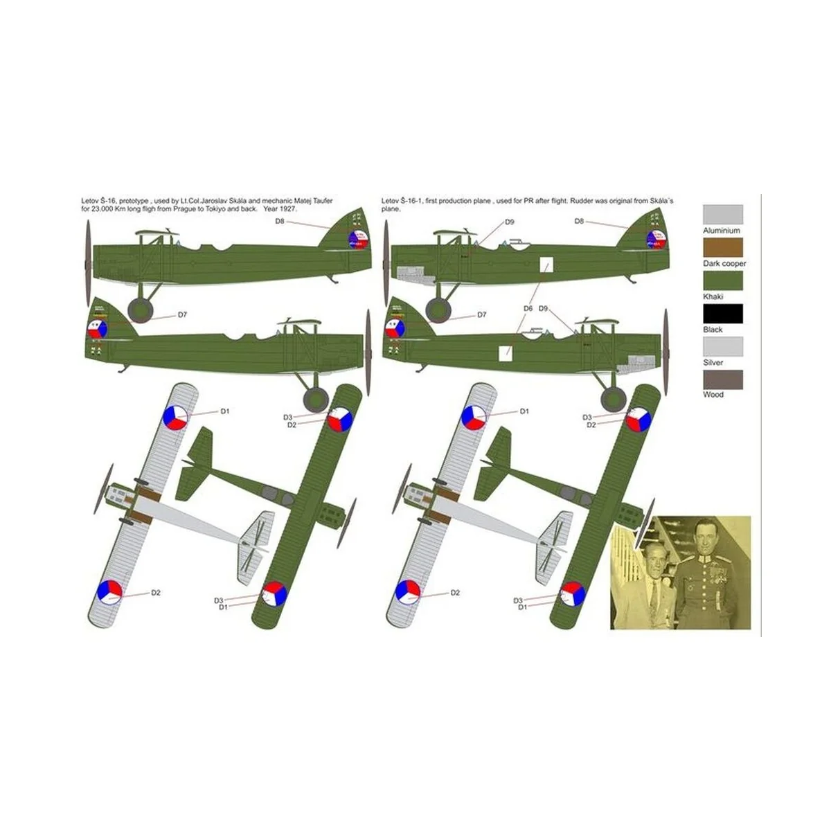 Letov S-16 1 Prague-Tokyo-Prague - Brengun BRP72014
