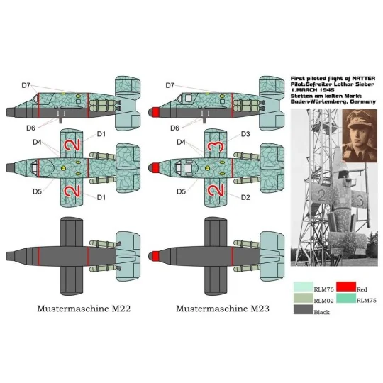 Bachem Natter 22-23, 1/72 - Brengun BRP72015