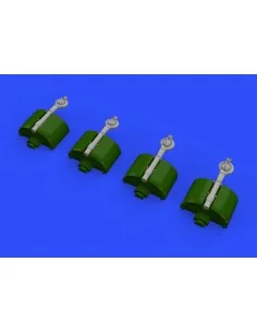 B-24 turbochargers f.Eduard, Hasegawa, 1/72 - Eduard Accessories 67...