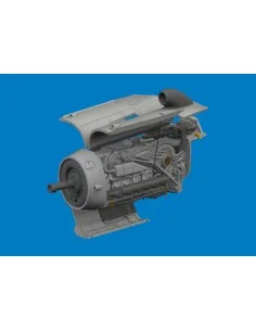Bf 109K-4 engine PRINT 1/72 for Eduard, 1/72 - Eduard Accessories 6... 2