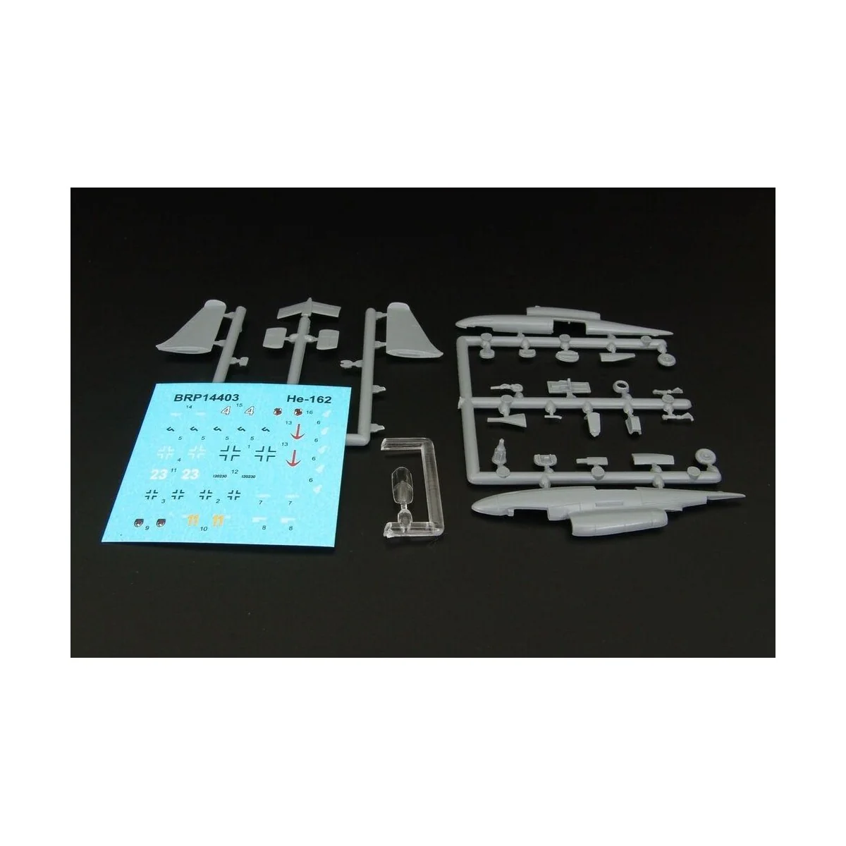 Heinkel He-162A, 1/144 - Brengun BRP144003