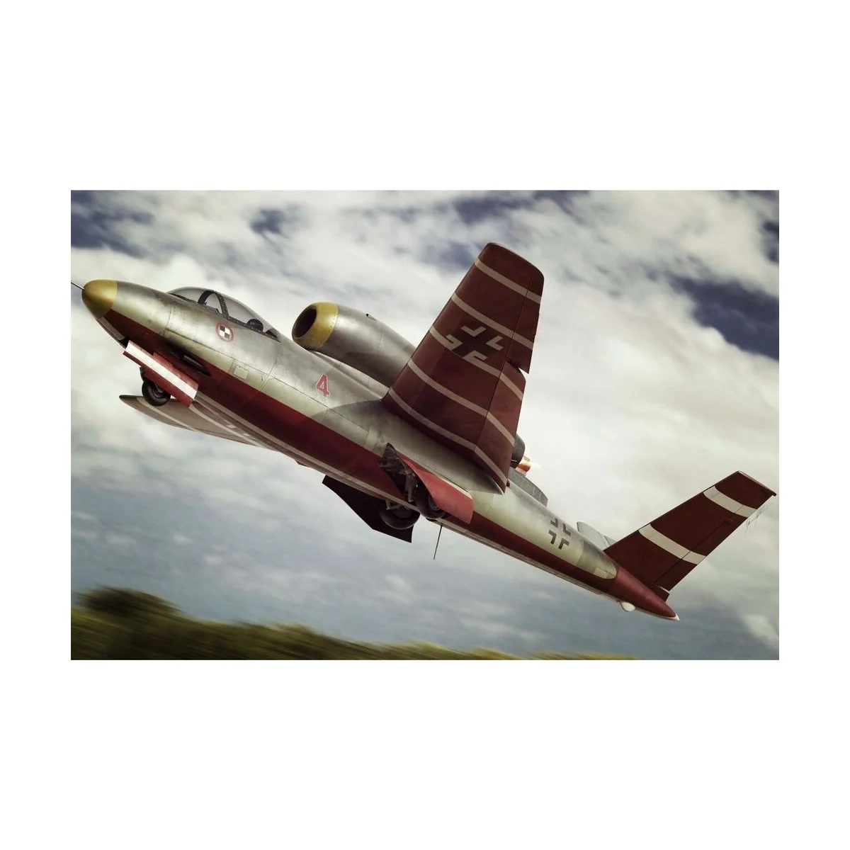 He-162D Volksjeager, 1/144 - Brengun BRP144005