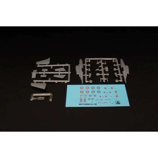 He-162 A2 War prizes“, 1/144 - Brengun BRP144006