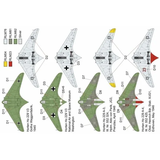 Horten Ho-229A, 1/144 - Brengun BRP144007