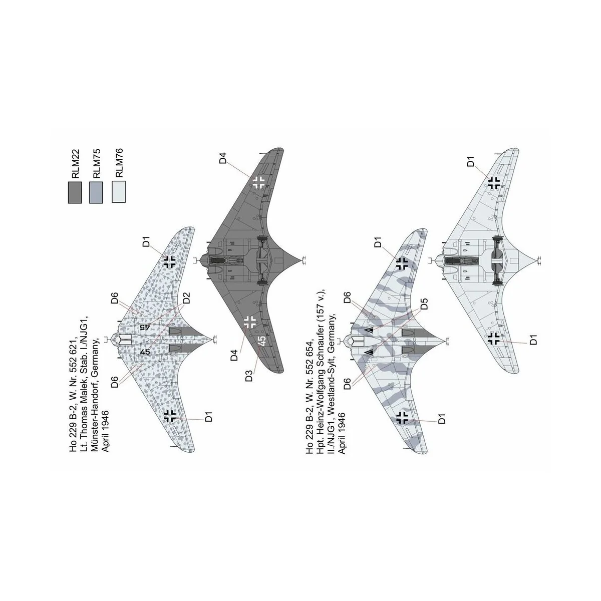 Ho-229 Night Fighter, 1/144 - Brengun BRP144010