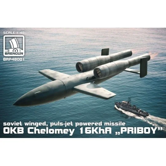 OKB Chelomey 16KhA PRIBOY missile, 1/48 - Brengun BRP48001 OKB Chelomey 16KhA PRIBOY missile, 1/48 - Brengun BRP48001