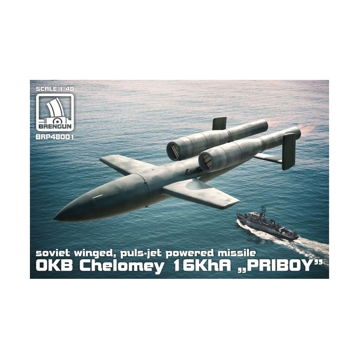 OKB Chelomey 16KhA PRIBOY missile, 1/48 - Brengun BRP48001 OKB Chelomey 16KhA PRIBOY missile, 1/48 - Brengun BRP48001
