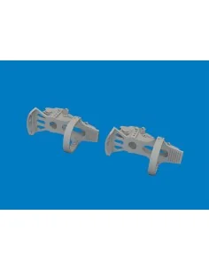 Bf 109G-5/6 rudder pedals PRINT for Airfix, 1/24 - Eduard Accessori... 2