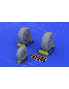 F-16 late wheels (KIN), 1/48 - Eduard Accessories 648011 2