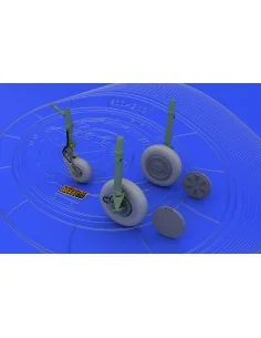 MiG-21 wheels for Eduard, 1/48 - Eduard Accessories 648026 2