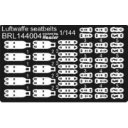 Luftwaffe seat belts, 1/144 - Brengun BRL144004 Luftwaffe seat belts, 1/144 - Brengun BRL144004