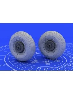 II-2 Shturmovik wheels for Tamiya, 1/48 - Eduard Accessories 648072 2