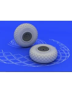 B-17 wheels, 1/48 - Eduard Accessories 648078