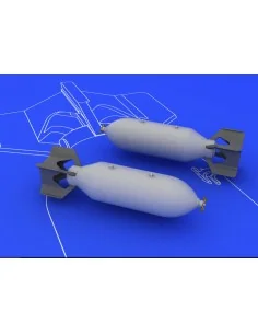 US 500lb bombs (2 pcs), 1/48 - Eduard Accessories 648081