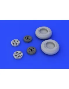 Hurricane Mk.I wheels for Airfix, 1/48 - Eduard Accessories 648229 2